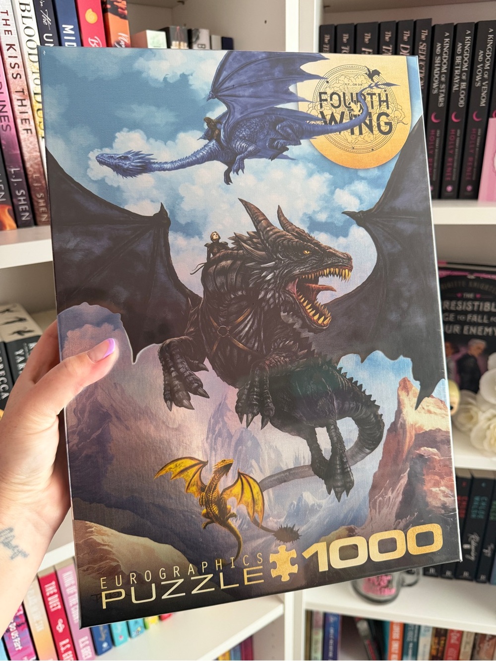 Fourth Wing Empyrean Series Dragon Puzzle